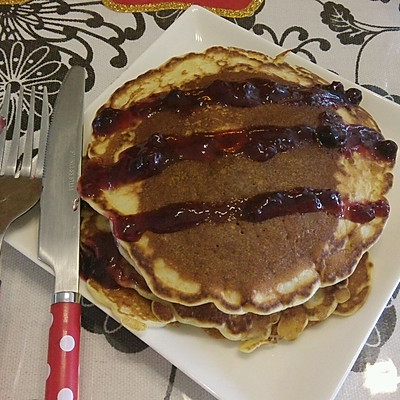 pancake 周末蓝莓松饼