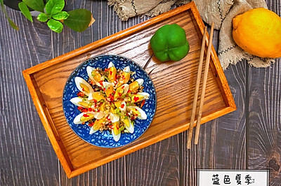 夏日凉拌菜—蒜末鸡蛋
