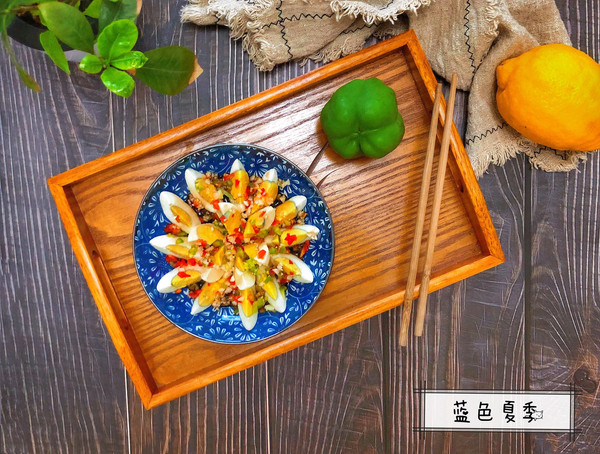 夏日凉拌菜—蒜末鸡蛋