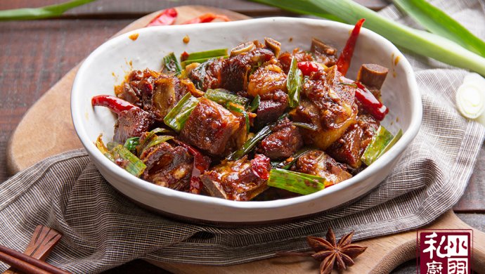 小羽私厨之青蒜烩羊肉