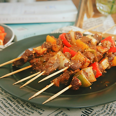 什锦牛肉串|二叔食集