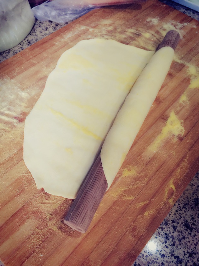 雪里蕻肉丁手擀面的做法图解5