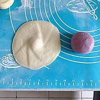 紫薯开口馒头的做法图解3