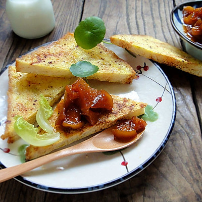 肉桂吐司炖苹果  