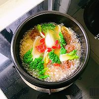 #我的女神“饭”儿#  双色肉丸粉丝汤的做法图解3