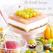 #2021亲子烘焙组——“焙”感幸福#蜜桃酸奶慕斯蛋糕
