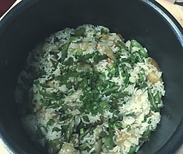 四季豆洋芋焖米饭的做法
