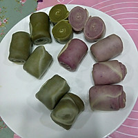 绿茶紫薯酥的做法图解5