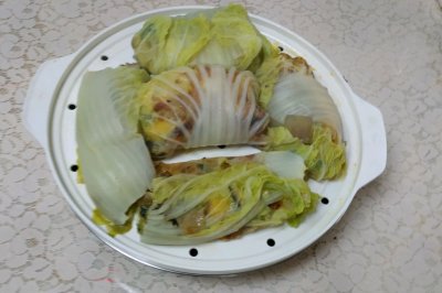 素裹白菜卷