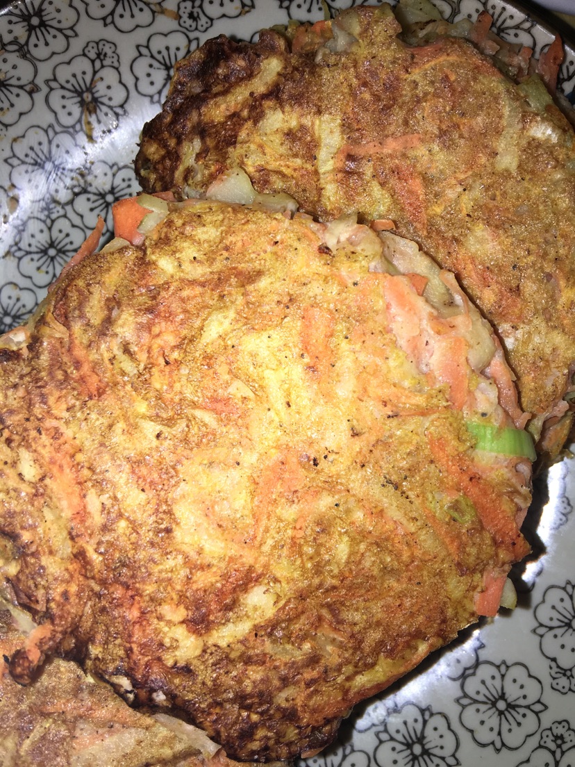 无面粉蔬菜饼（减肥快手早餐）