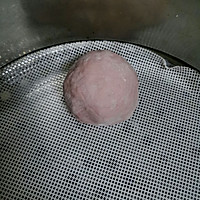 粉粉的嫩嫩春天的椰香香芋团的做法图解14