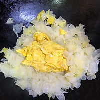 银耳炒蛋#乐美雅玉罢不能#的做法图解5
