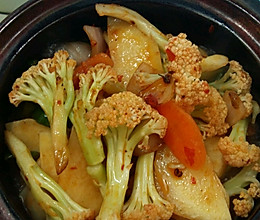 干锅蔬菜的做法