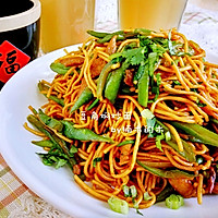 豆角焖炒面的做法图解8