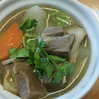 清炖羊肉汤--冬季暖身的做法图解4