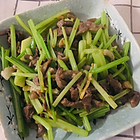 泡椒芹菜炒牛肉的做法图解9