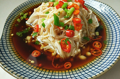 凉拌金针菇