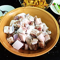 油腐乳红烧肉炖豆结的做法图解2