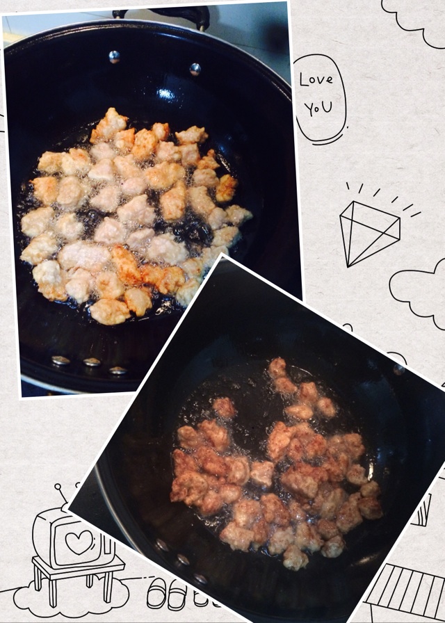 菠萝咕佬肉的做法图解7