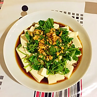 香菜拌豆腐的做法图解4