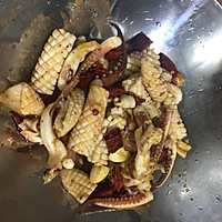干锅香辣鱿鱼的做法图解4