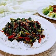 豆蒜辣 炒油麦菜