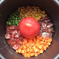 #减肥餐#一整颗番茄饭的做法图解3