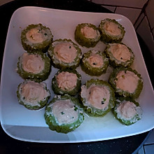苦瓜酿鸡肉减肥版