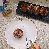 #蛋趣体验#紫薯饼的做法图解7