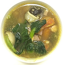 虾仁杂蔬汤
