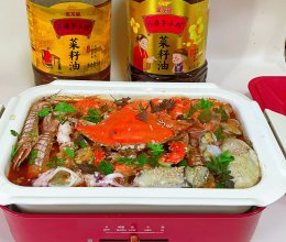 香辣海鲜锅的做法
