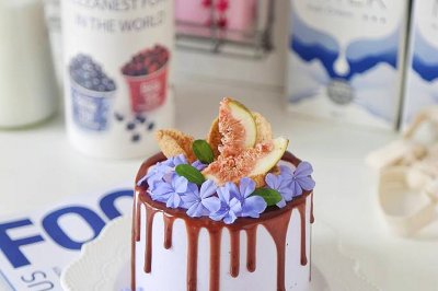 蓝莓巧克力优格蛋糕