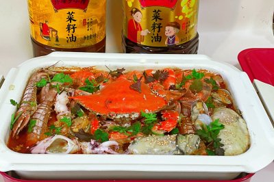 香辣海鲜锅