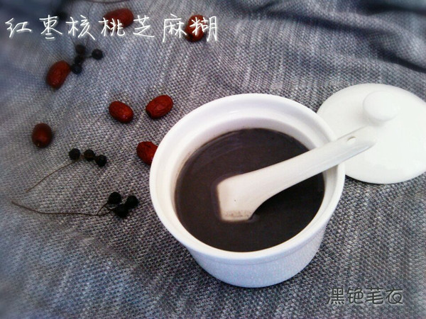 红枣核桃芝麻糊（豆浆机版）