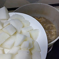 牛腩炖萝卜的做法图解14