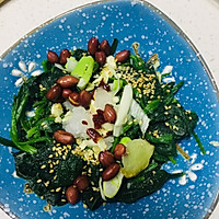炝拌菠菜的做法图解4