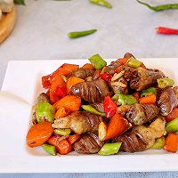 #味达美星厨X小厨中秋团圆宴#绝味小炒鸡心的做法图解12