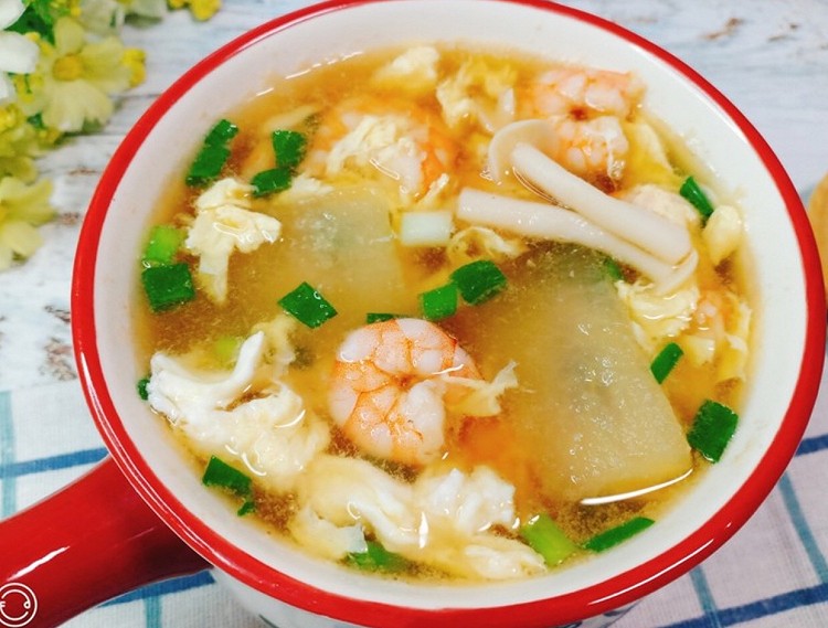 冬瓜菌菇汤的做法
