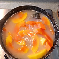 鱼尾木瓜汤的做法图解3