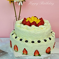 【双层水果奶油生日蛋糕】——COUSS E5出品的做法图解21