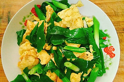 小葱炒鸡蛋