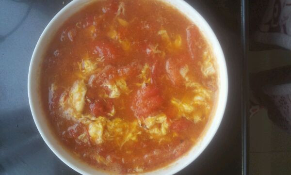 浓稠西红柿蛋汤