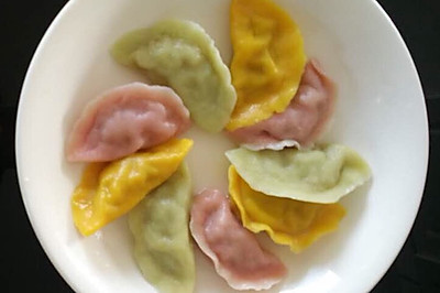 彩色水饺