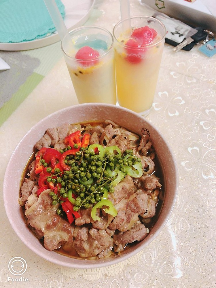 藤椒金针肥牛的做法