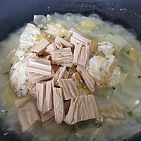 #中秋香聚 美味更圆满#鸡蛋冬瓜腐竹汤的做法图解9