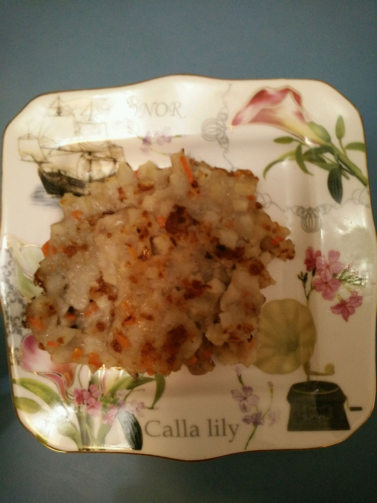 莲藕肉饼的做法
