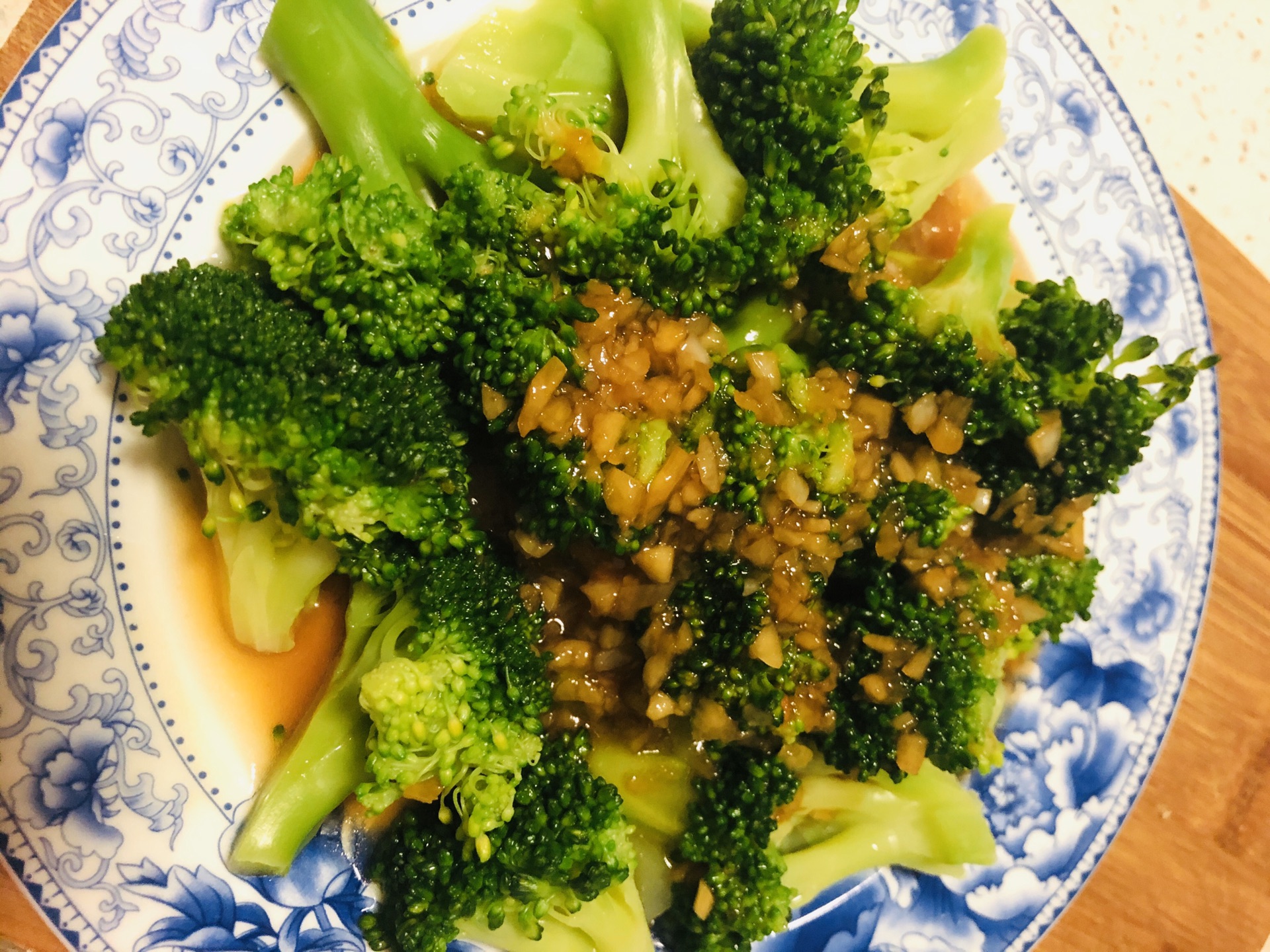 Broccoli with garlic