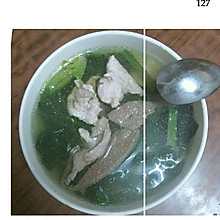 猪肝瘦肉菠菜汤