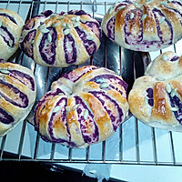 花式紫薯面包#美的绅士烤箱#的做法图解9