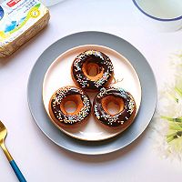 #安佳食力召集，力挺新一年#黄油巧克力甜甜圈的做法图解16